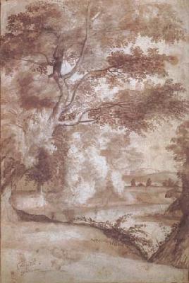 River View with Trees (mk17), Claude Lorrain